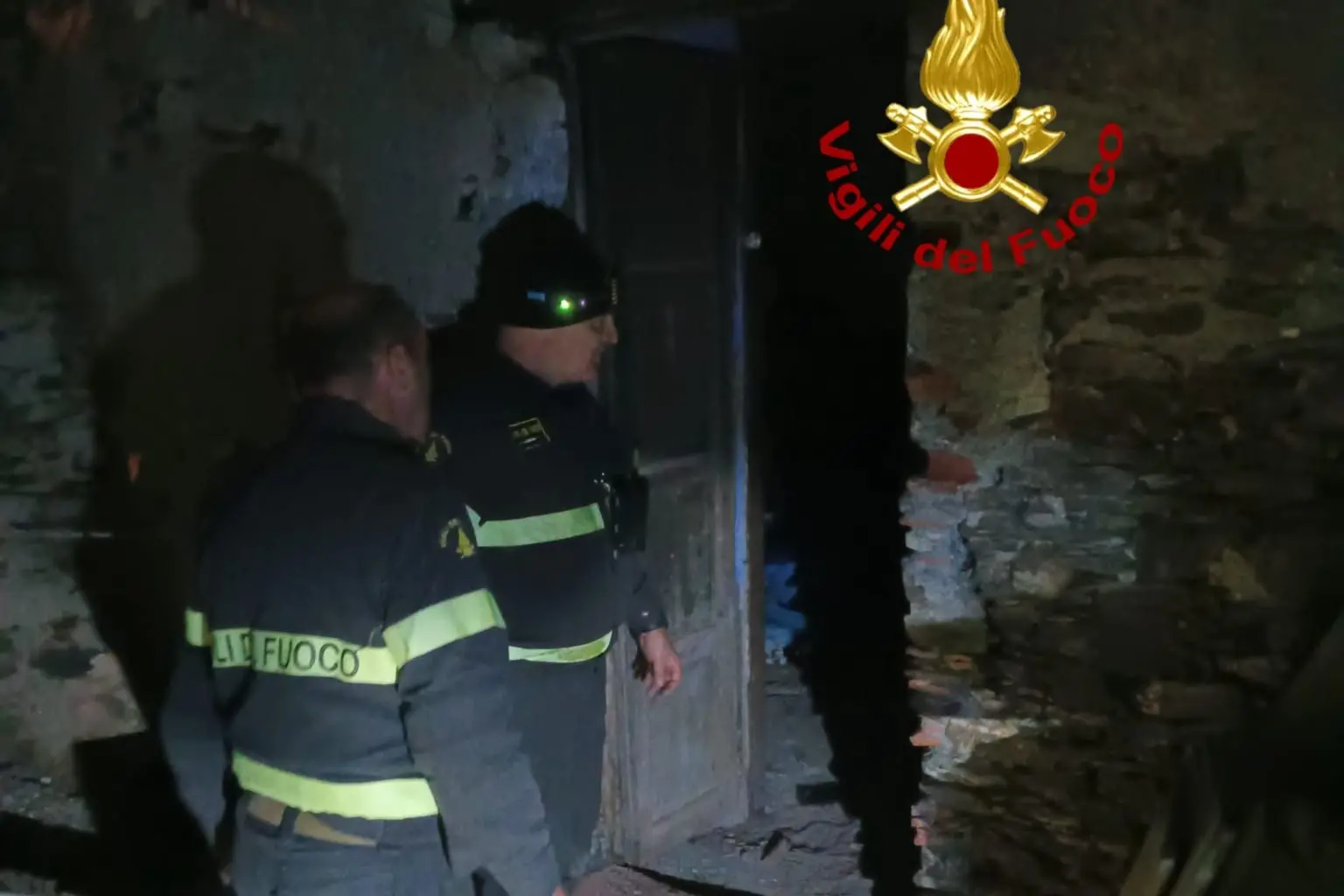 Il casolare nel quale è stata trovata la donna