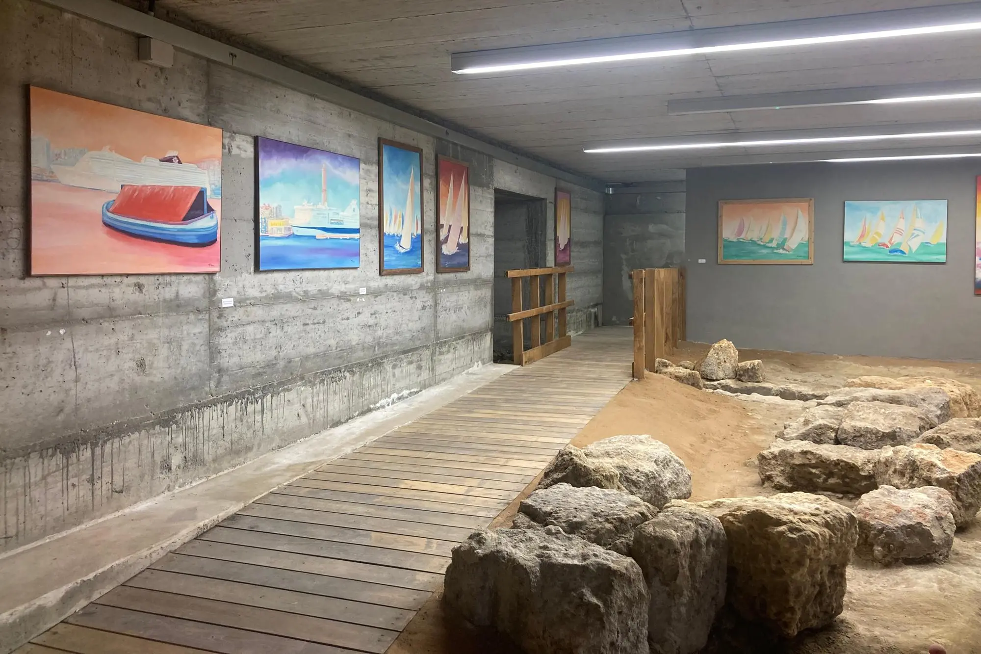 Il porto romano di Turris a Porto Torres (foto Pala)