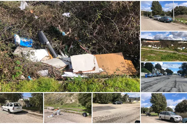 Le discariche a Nuoro (foto Pittalis)