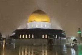 La neve imbianca Gerusalemme: è la prima volta dopo anni