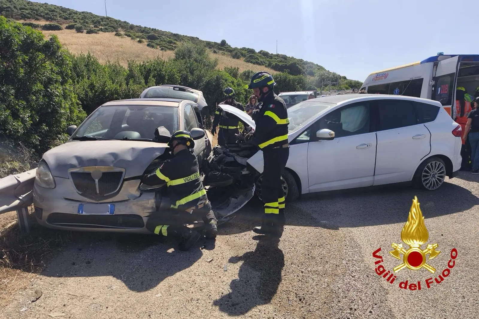 Incidente stradale a Castelsardo