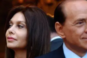 Silvio Berlusconi e  Veronica Lario