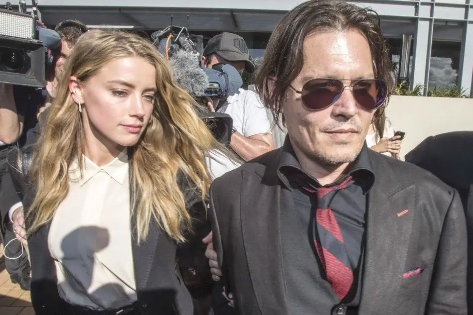 Johnny Depp e Amber Heard (Ansa)