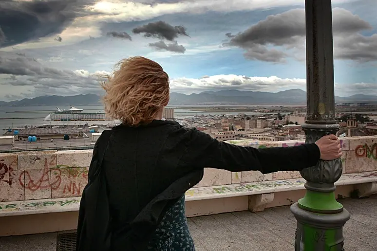 Cagliari, maestrale in arrivo (foto Ansa)