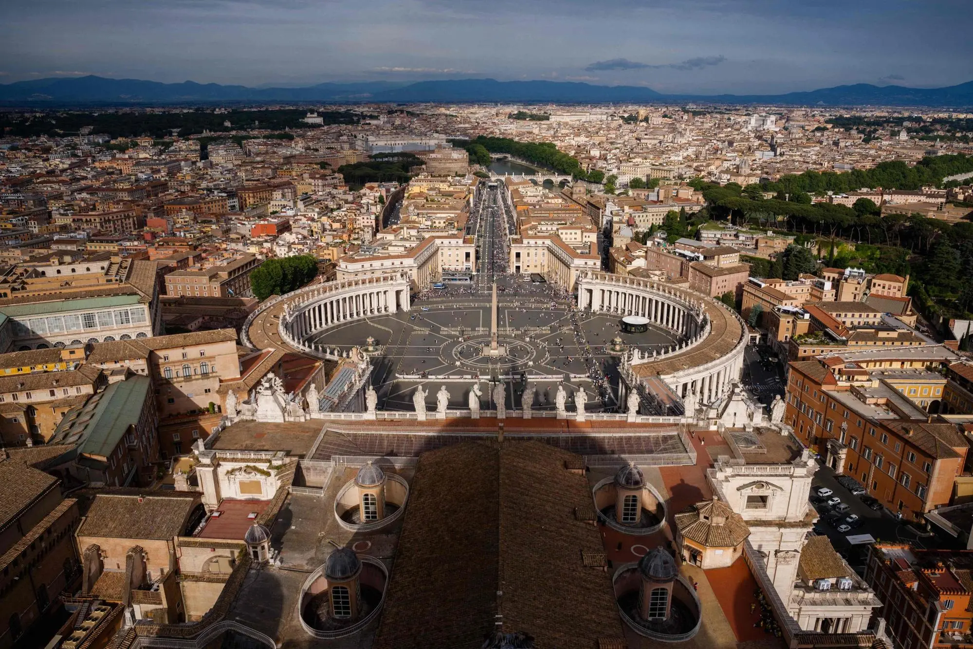 Piazza San Pietro (foto Ansa)