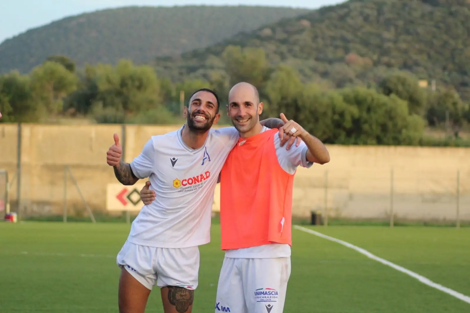 I fratelli Alessandro e Momo Cosa dell'Antiochense. (Foto Scano)