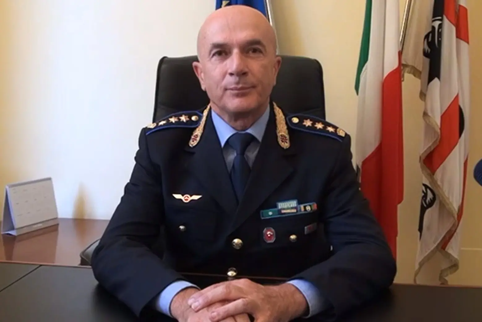 Pierpaolo Marullo, nuovo comandante della Polizia locale (foto Comune di Cagliari)