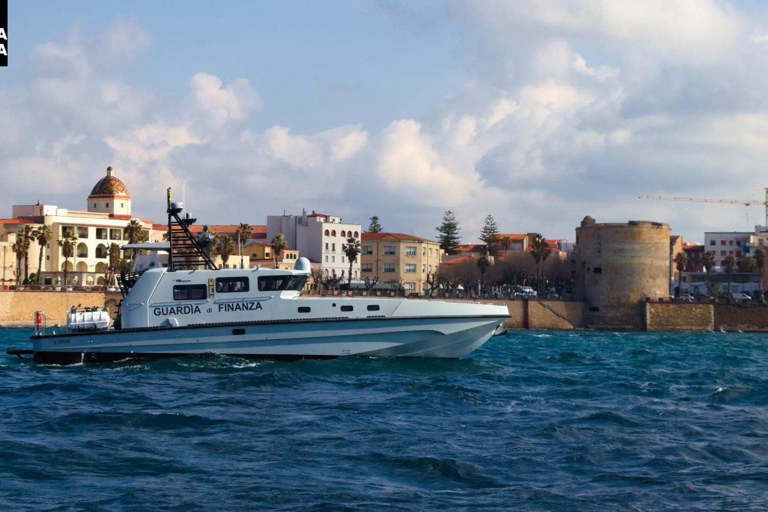 A patrol boat of the Guardia di Finanza