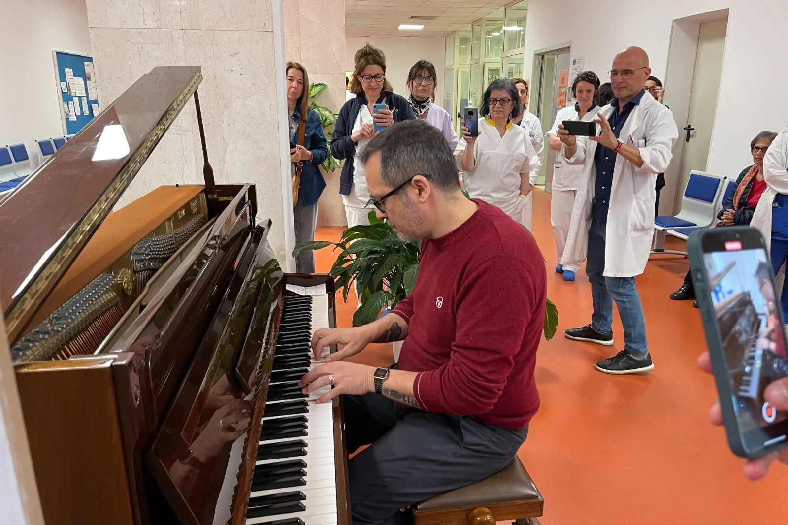 Musica in ospedale al Businco