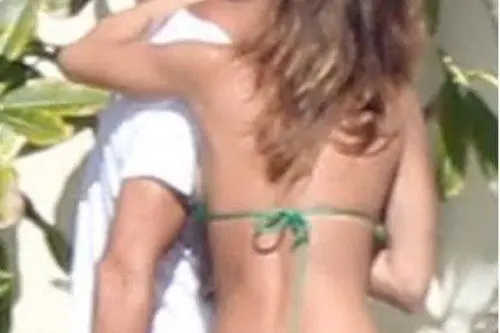 Elisabetta Canalis e Geroge Clooney a Los Cabos