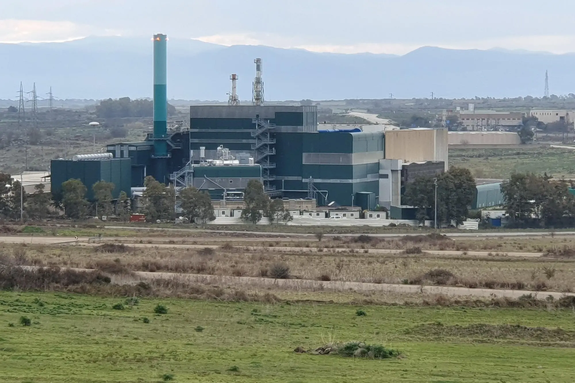 Nuovo termovalorizzatore rifiuti di Tossilo (foto Oggianu)