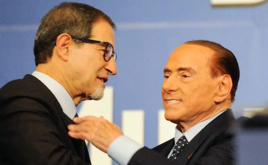 Nello Musumeci e Silvio Berlusconi