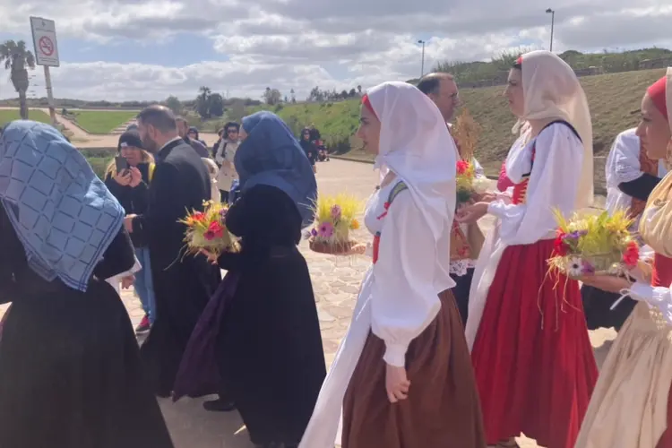 La benedizione del grano a Balai (foto Pala)