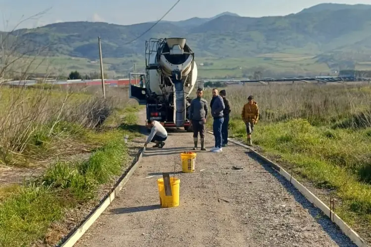 Gli interventi nell'agro di Muros (foto concessa)