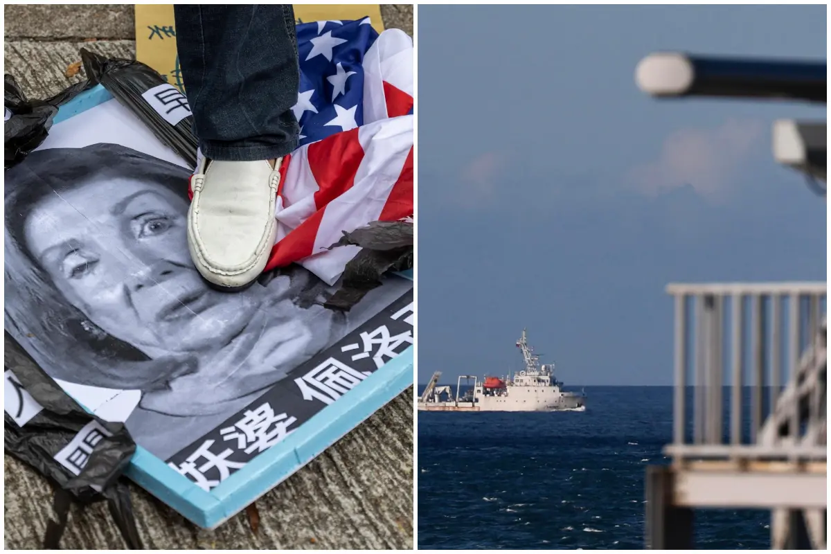 Missili cinesi su Taiwan. Giappone denuncia: “Alcuni finiti nella nostra zona” (foto Ansa)