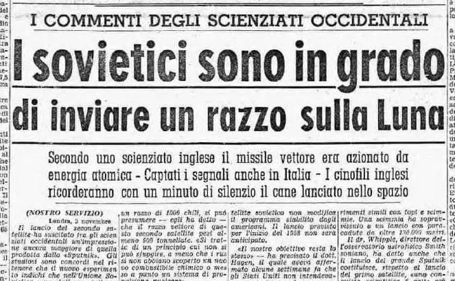 La notizia su L'Unione Sarda del 4 novembre 1957 (Tutte le foto sono Archivio L'Unione Sarda e Wikipedia)