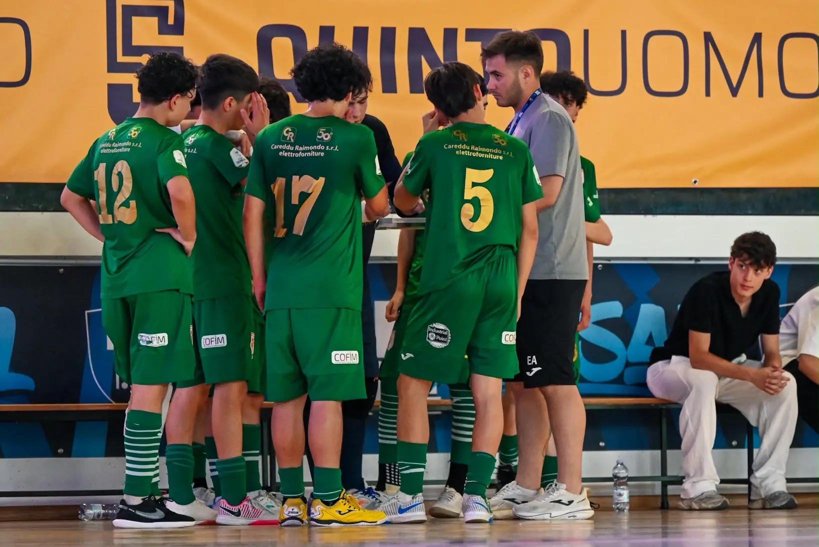 Una fase della quarta edizione della Coppa Sardegna di calcio a 5 (foto Martina Sanna)