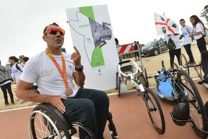 Giovanni Achenza, medaglia di bronzo alle Paralimpiadi di Rio nel Thriatlon categoria PT1