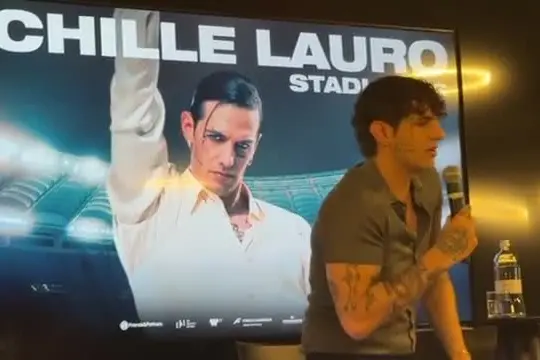 Achille Lauro show all'Olimpico: lo sogno da 25 anni