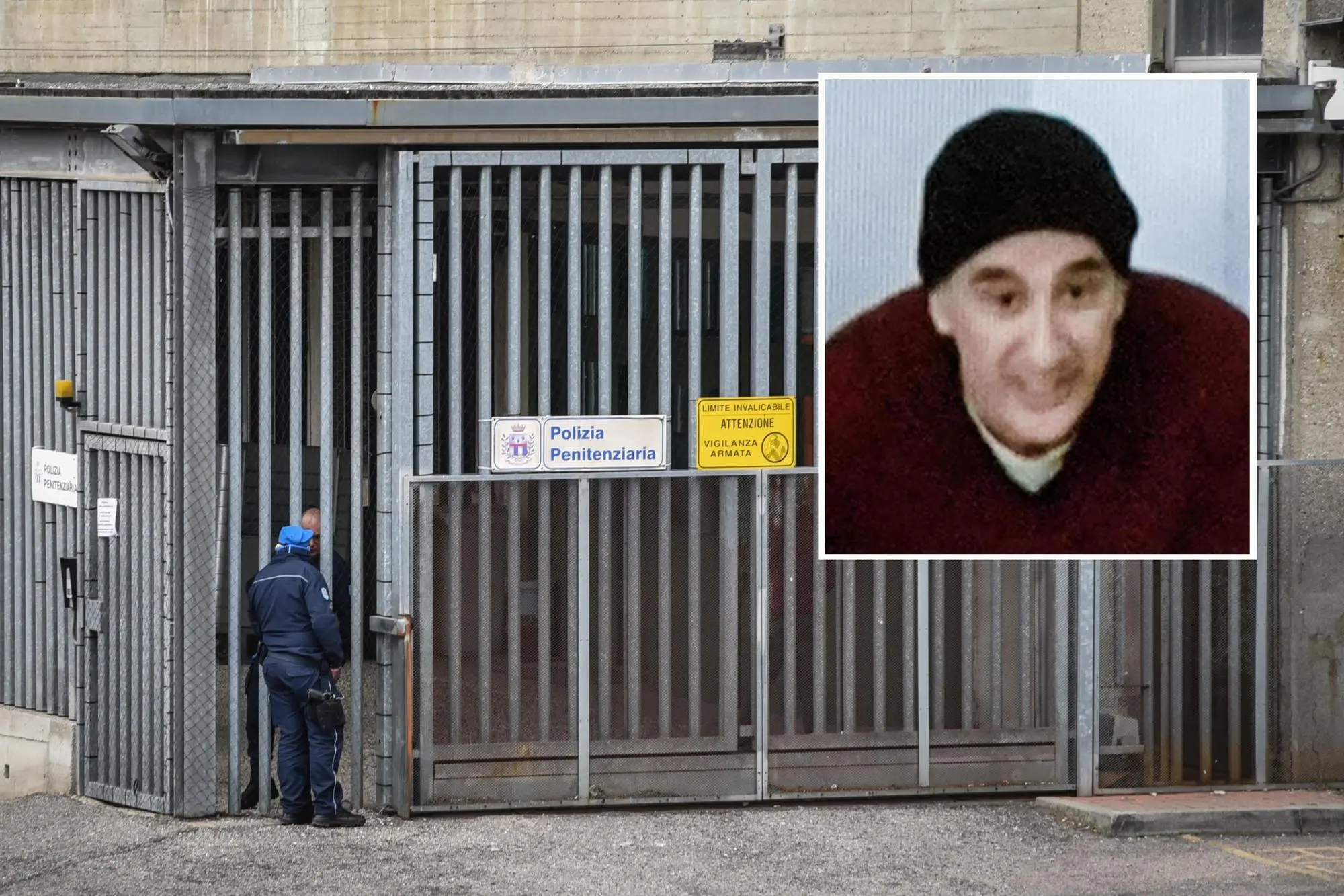 La zona detentiva dell’ospedale San Paolo dove è ricoverato il detenuto anarchico Alfredo Cospito (Ansa)