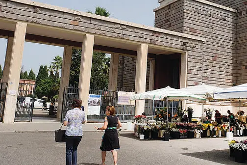 Il cimitero di San Michele in una foto di archivio (L'Unione Sarda)