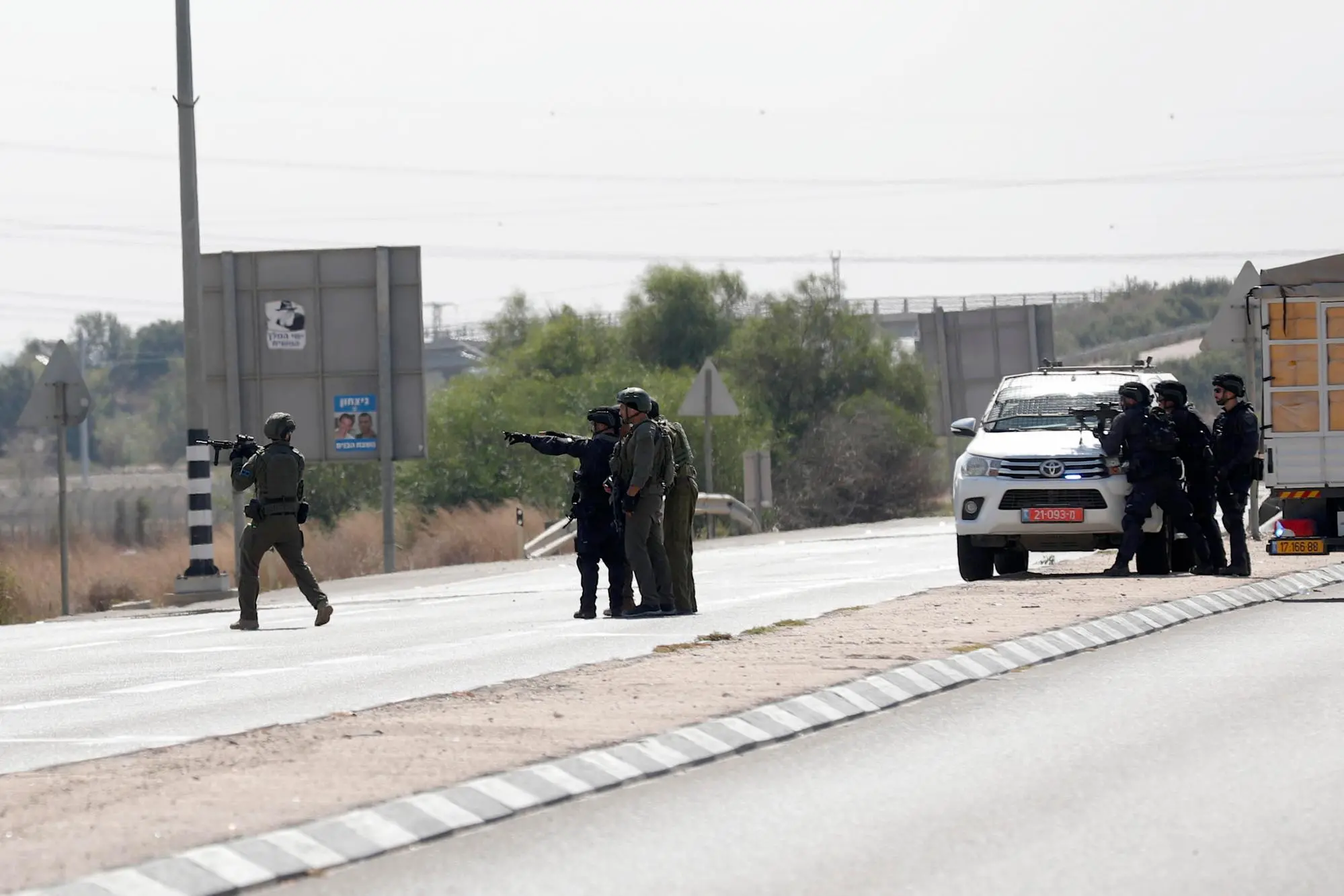 Le forze di sicurezza israeliane (Ansa)