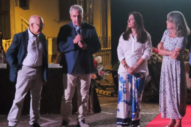 La cerimonia di consegna del premio Carlo alberto dalla Chiesa (foto concessa)