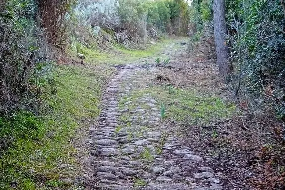La strada romana di Cala Ostina (foto concessa)