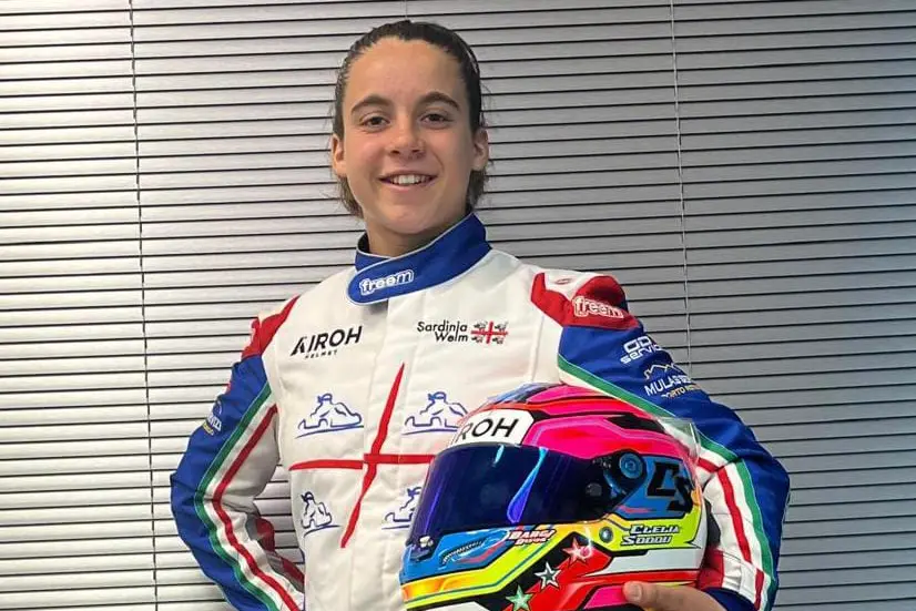 La pilota Clelia Soddu (foto K 4 Mori)