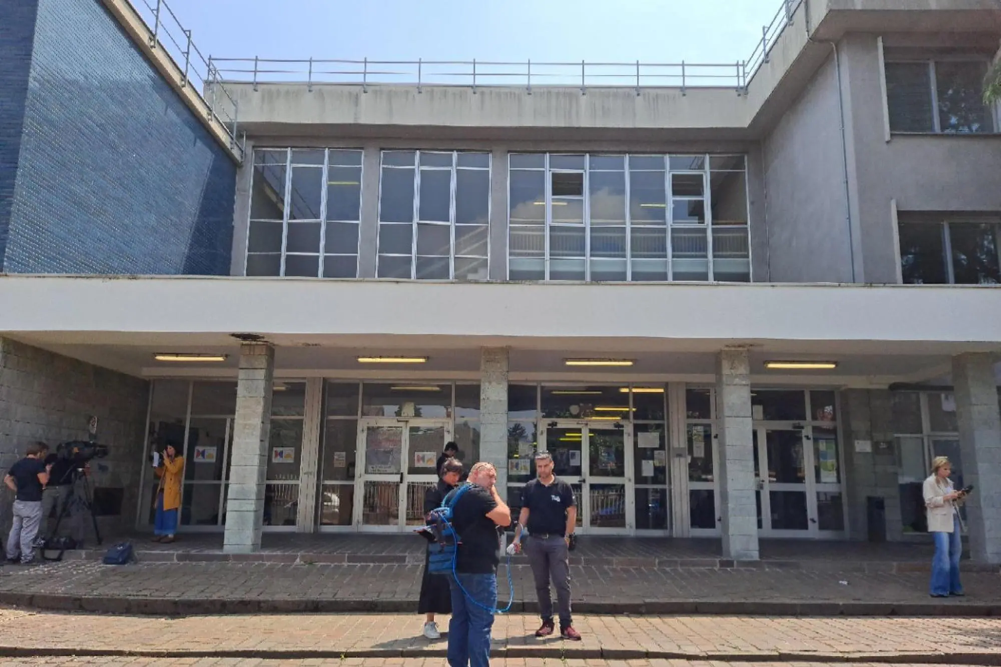 La scuola di Abbiategrasso (Ansa)