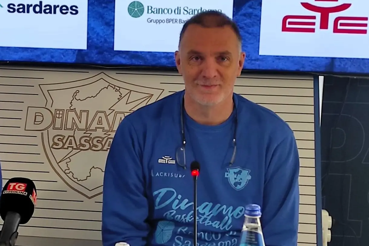 Il coach Veljko Mrsic (foto G. Marras)