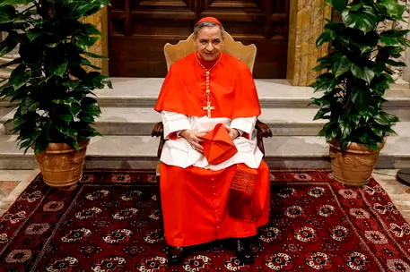 Il cardinale Angelo Becciu (Ansa)
