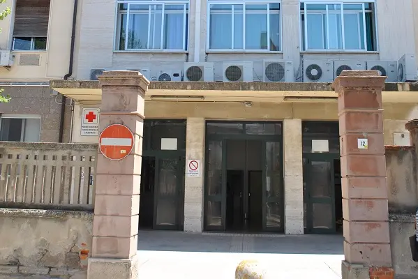 L'ingresso del reparto Maternità a Sassari (foto ufficio stampa)