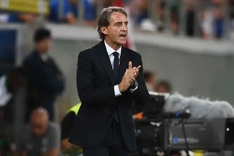Roberto Mancini allenatore dell'Italia
