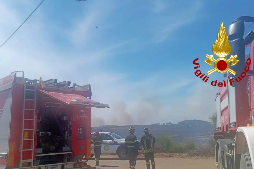 Fiamme a Nuraminis