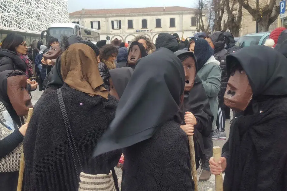 Un momento della sfilata