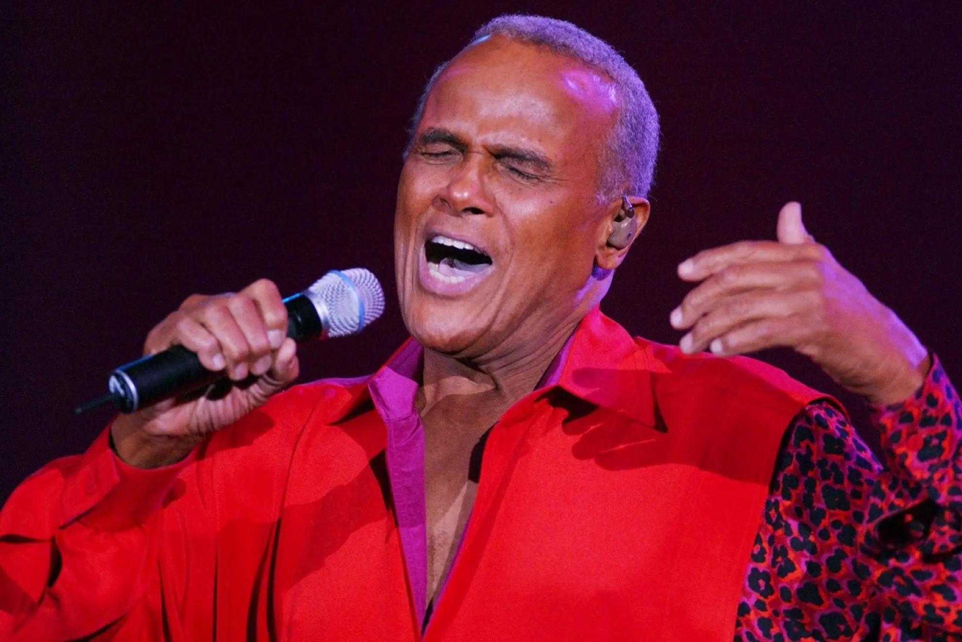 epa10590779 (FILE) - Harry Belafonte kicks off his world tour in Frankfurt, Germany, 01 March 2003(reissued 25 April 2023). Harry Belafonte died at the age of 96, his spokesman said on 25 April 2023. EPA/FRANK MAY GERMANY OUT GERMANY OUT GERMANY OUT GERMANY OUT *** Local Caption *** 99271173