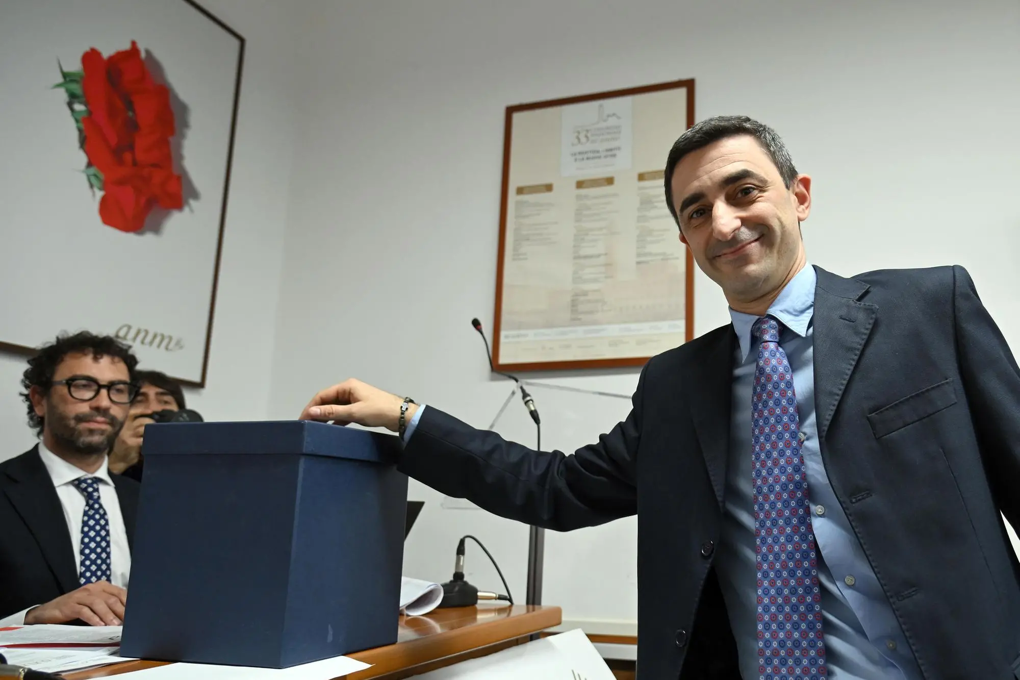 Giuseppe Tango eletto Presidente dell’Anm durante il Comitato Direttivo Centrale dell’ANM Roma (foto Ansa)