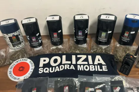 Foto allegata al comunicato stampa della Polizia