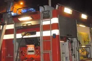 Un mezzo dei Vigili del fuoco