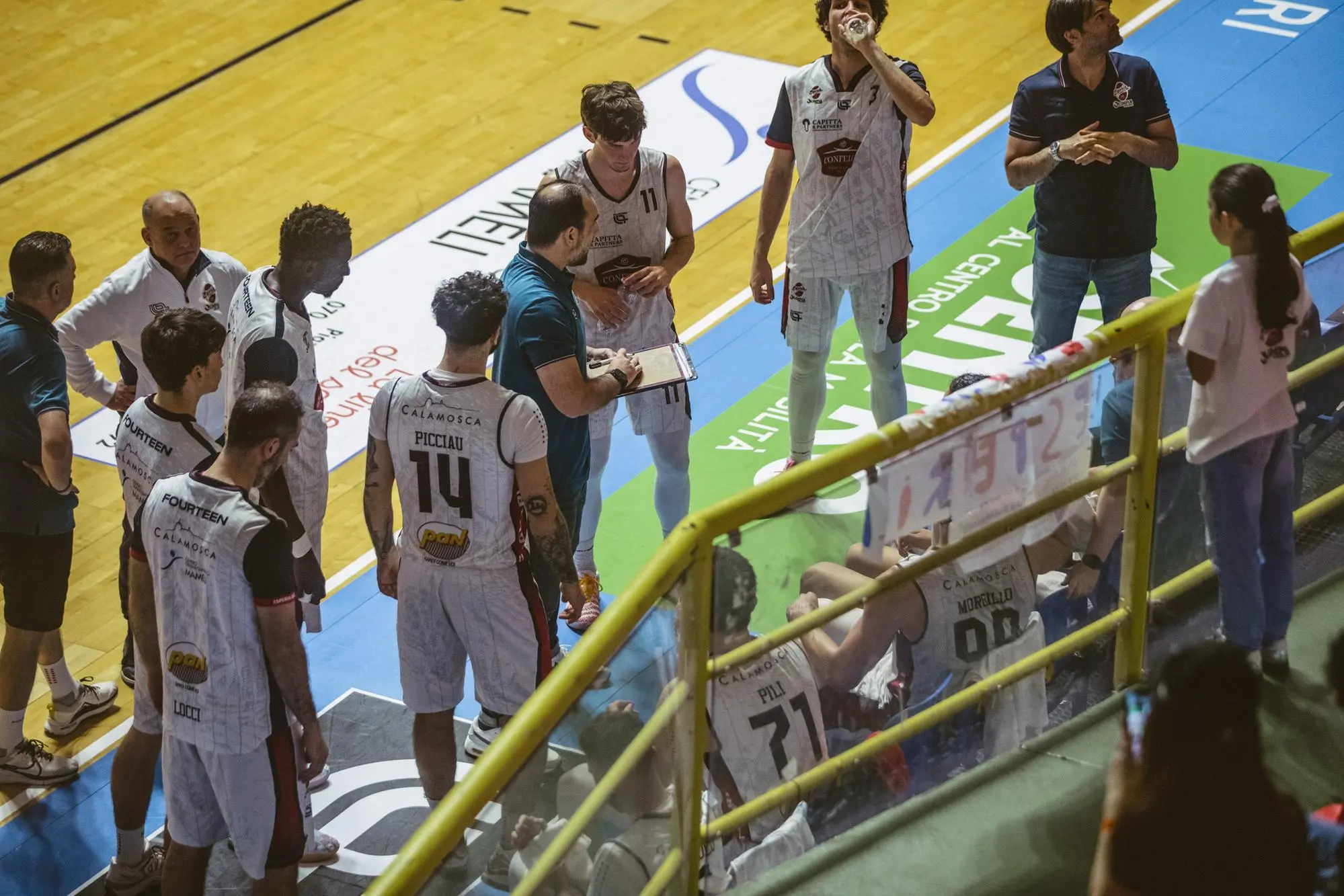 Un timeout dell'Esperia (foto concessa)