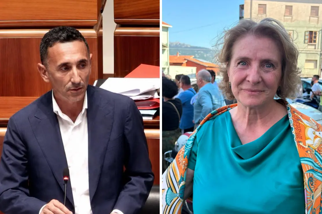 L'assessore Antonio Piu e la sindaca di Tempio Gianna Masu
