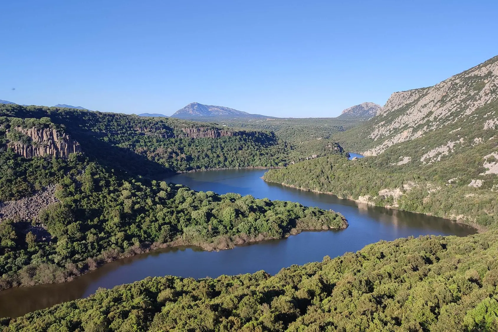 Vista panoramica del Cedrino (foto ufficio stampa)
