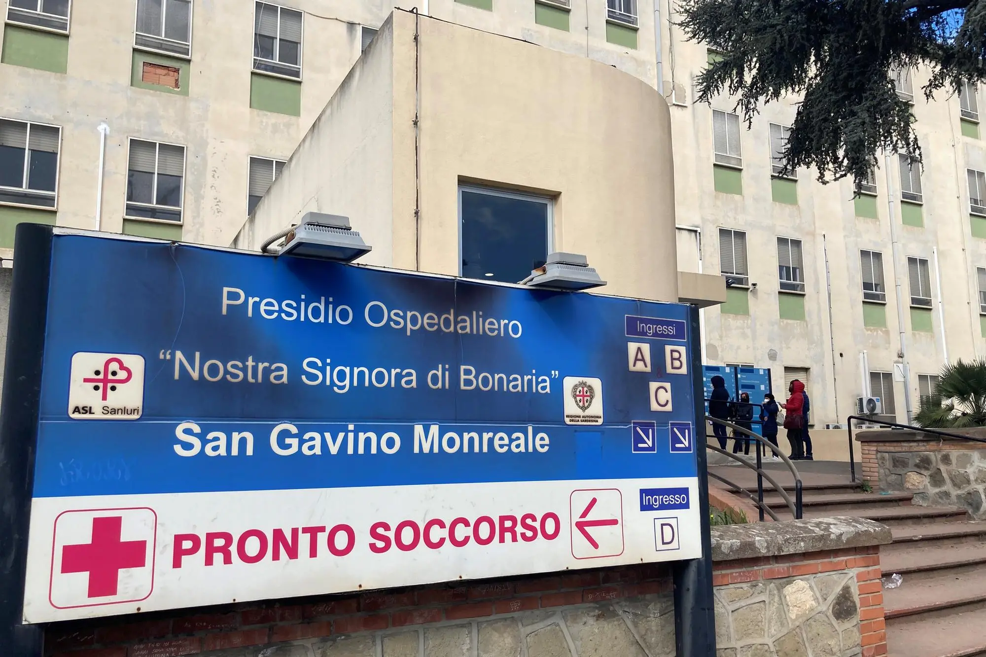 L'ospedale di San Gavino Monreale (Archivio L'Unione Sarda)