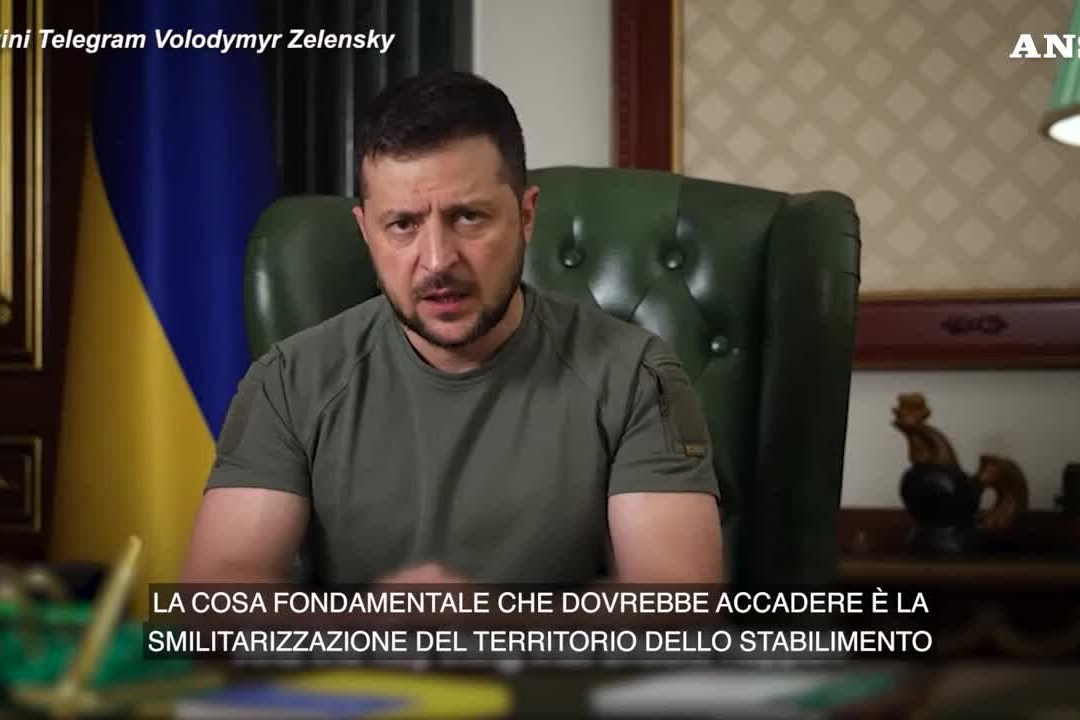Ucraina, Zelensky: &quot;L'Aiea a Zaporizhzhia senza giornalisti indipendenti&quot;