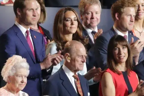 La famiglia reale e Samantha Cameron