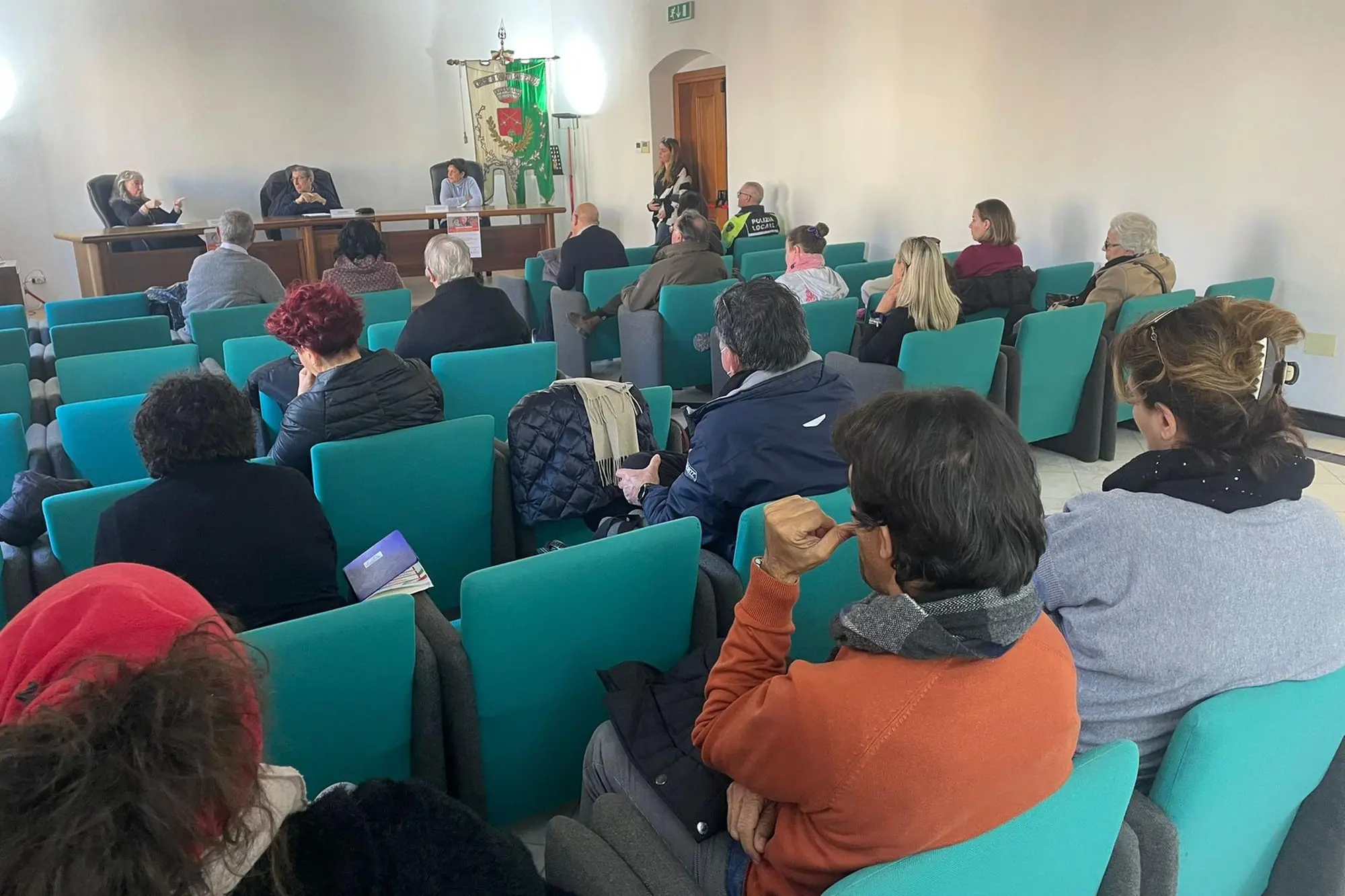 L'incontro pubblico a Quartu (foto concessa)