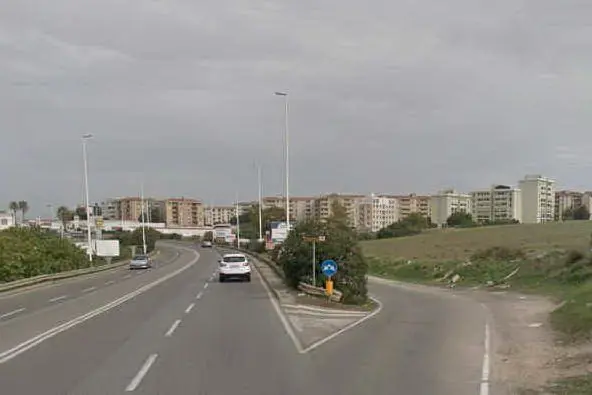 Viale Monastir a Cagliari