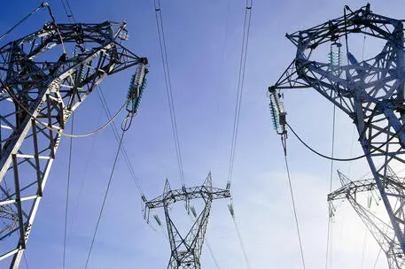 Energia elettrica (foto Ansa)