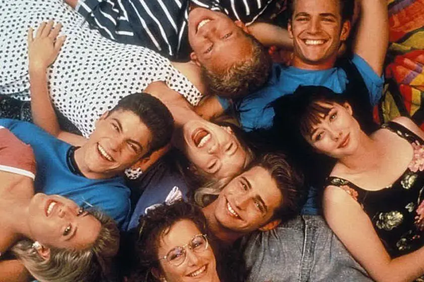 Il cast di Beverly Hills 90210, serie cult degli anni novanta